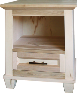 Algonquin Nightstand in Unfinished Maple