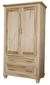 Algonquin Armoire Unfinished in Brown Maple