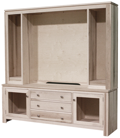 Newport 75" HDTV Cabinet with Hutch