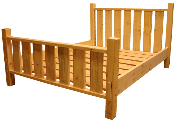 Rustic Picket Bed