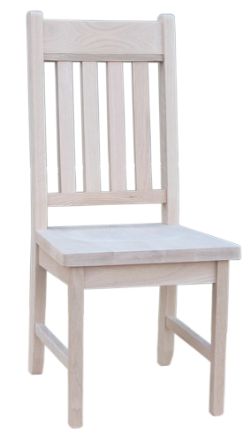 Dakota Rough Sawn Slat Back Side Chair