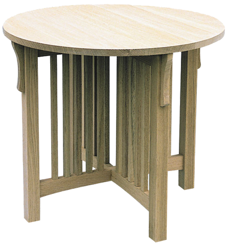 Mission Round Parlour Table