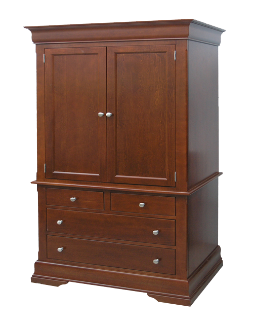 Phillipe 4 Drawer Wide Armoire