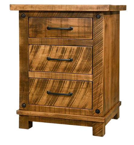 Adirondack 3 Drawer Nightstand