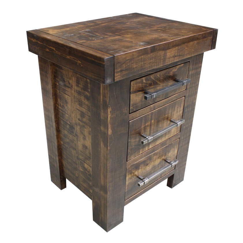 Millwright 3 Drawer Nightstand