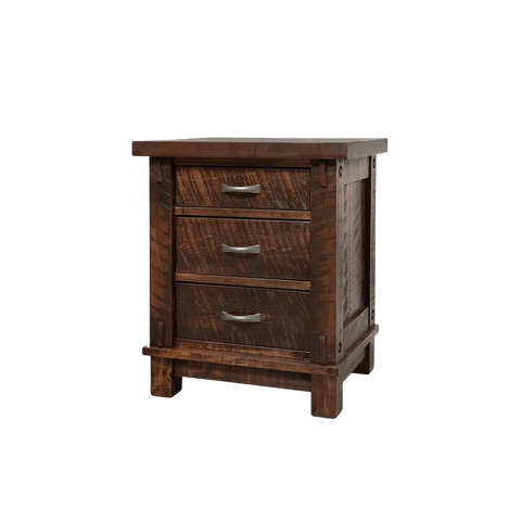 Timber 3 Drawer Nightstand