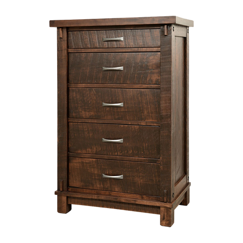Timber 5 Drawer Highboy
