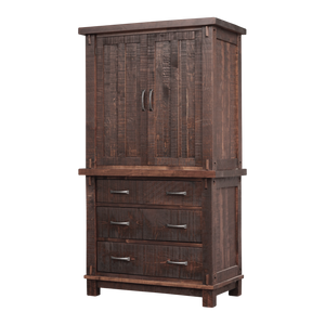 Timber 3 Drawer 2 Door Armoire