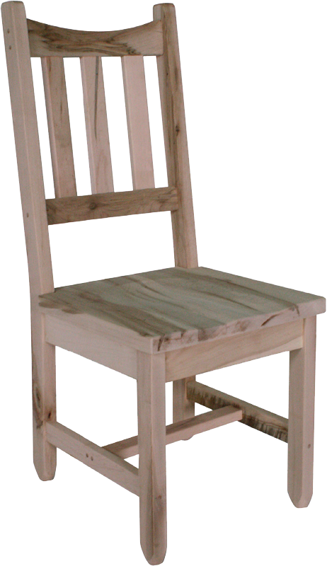 Rustic Slat Back Side Chair
