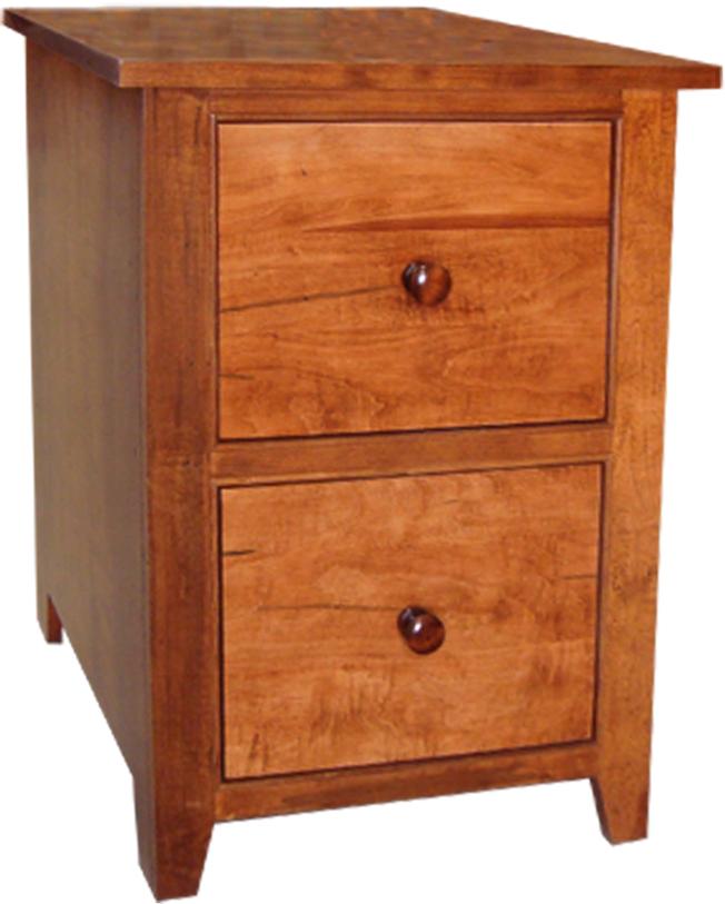 A Series Filing Cabinet in Brown Maple