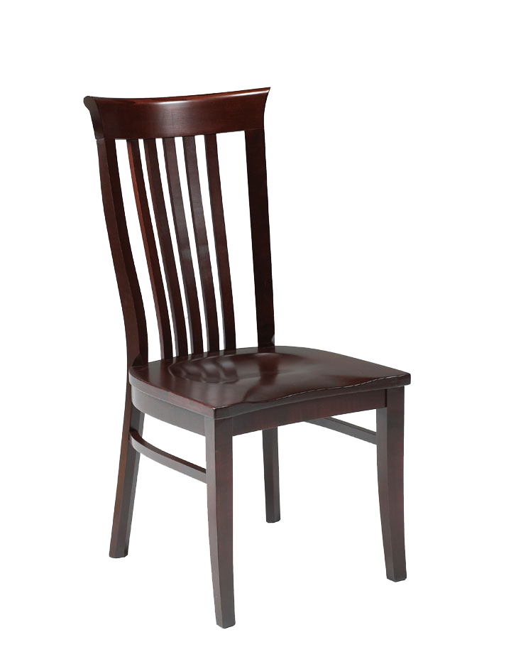 Athena Side Chair in finished maple