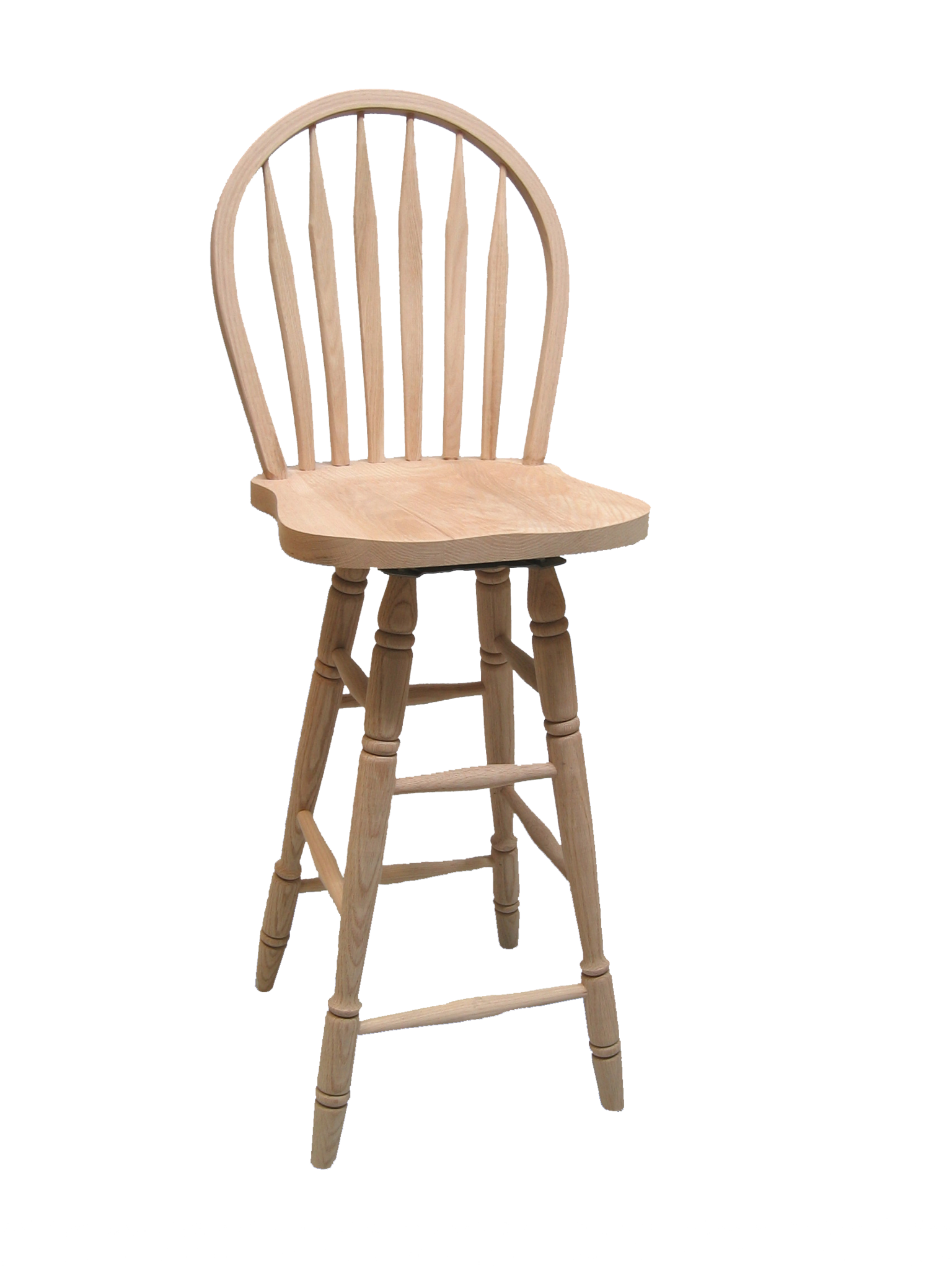 Bentwood Swivel Bar Chair