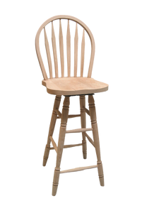 Bentwood Swivel Bar Chair