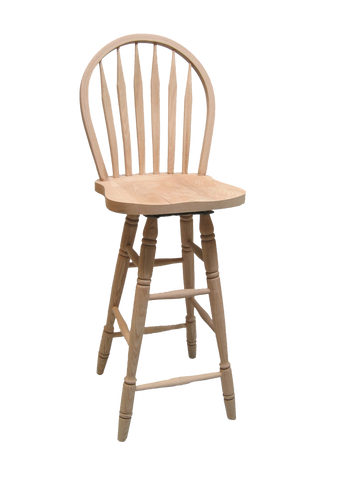 Bentwood Swivel Bar Chair