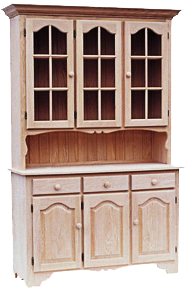 Legacy 3 Cathedral Door Buffet with Hutch