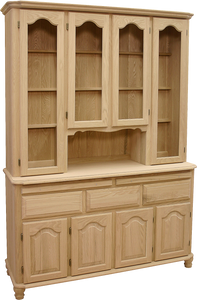Legacy 4 Door 4 Drawer Buffet with Hutch