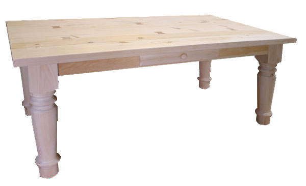 Nith River Rustic Heavy Top Harvest Table