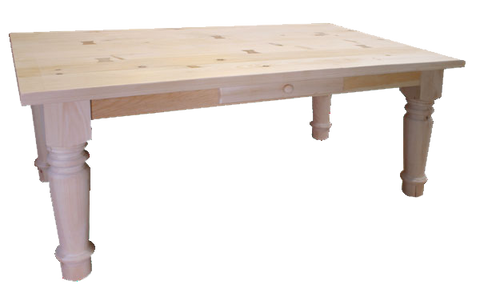 Nith River Rustic Heavy Top Harvest Table