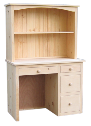 Rustic Kid's Desk with Hutch