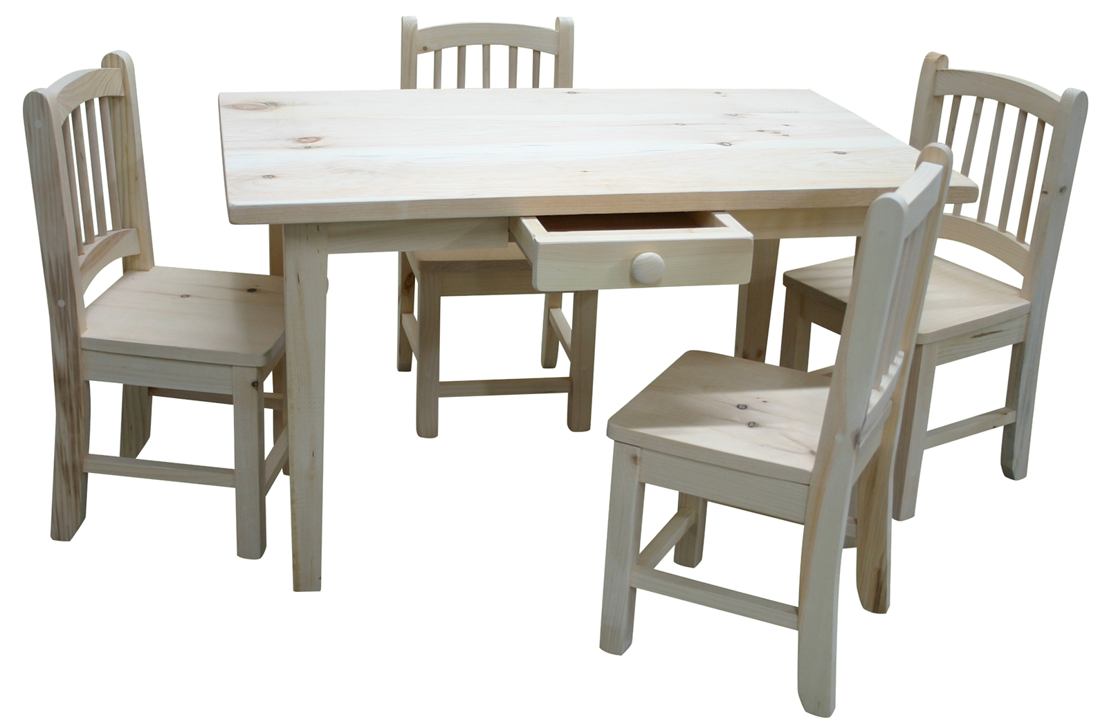 Rustic Kids Table with Chairs