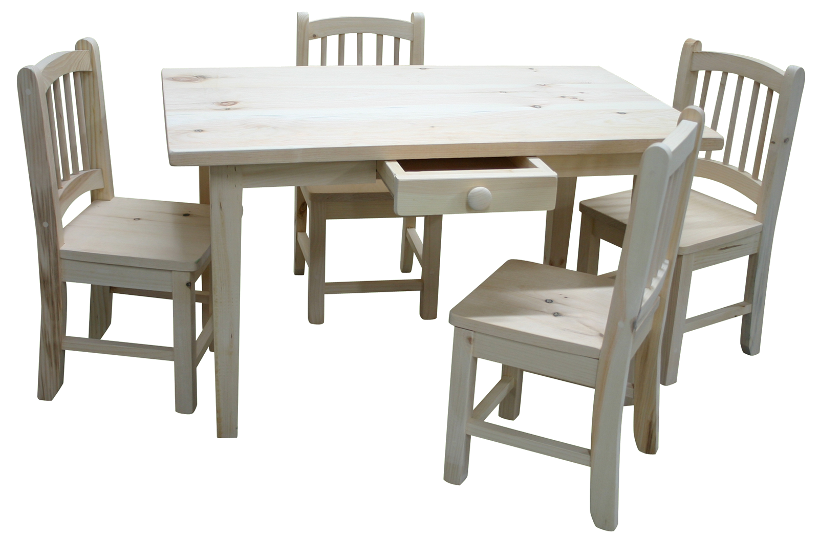 Rustic Kids Table with Chairs Craftworks at the Barn