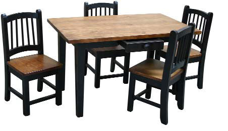 Rustic Kids Table with Chairs