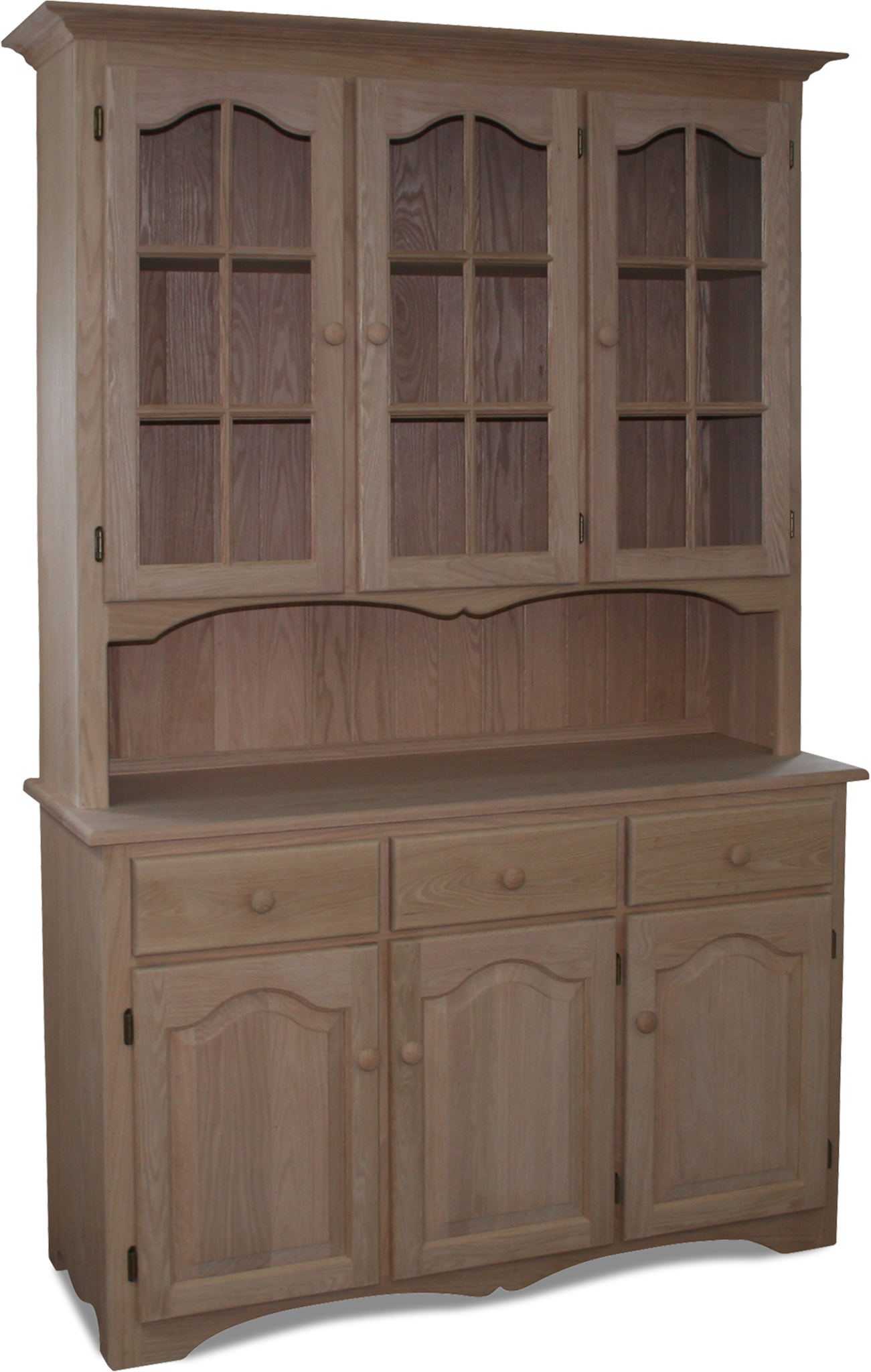 MFF-737 Arch Door Buffet with Hutch
