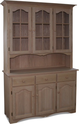MFF-737 Arch Door Buffet with Hutch