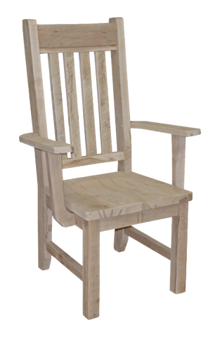 Millsawn Slat Back Arm Chair