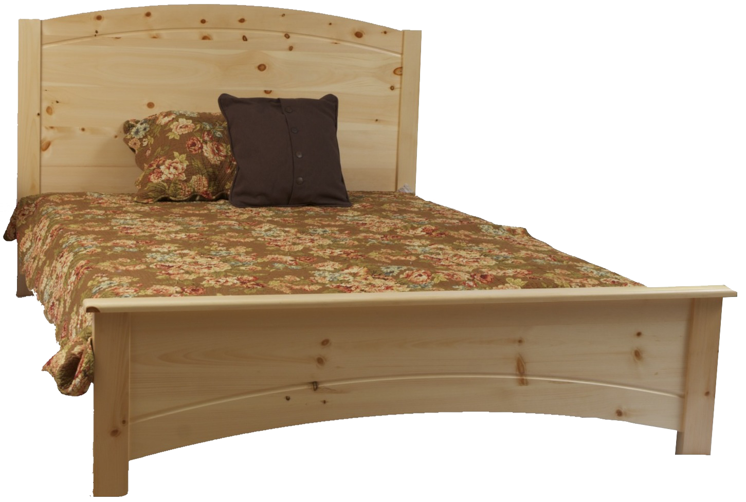 Muskoka Curved Panel Bed