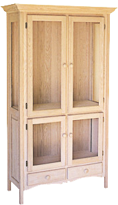 Legacy 40" 4 Door 2 Drawer China Cabinet