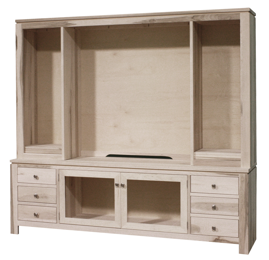 Newport 85" HDTV Cabinet with Hutch
