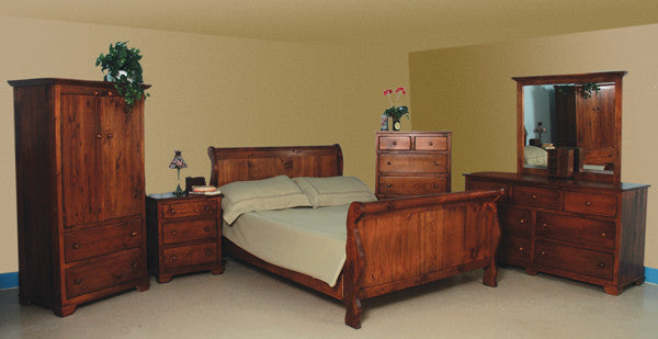 Nith River Rustic Barn Door Bed