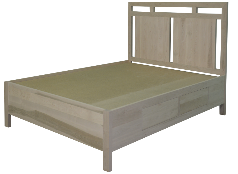 Urbana Open Panel Bed with 4 Drawers
