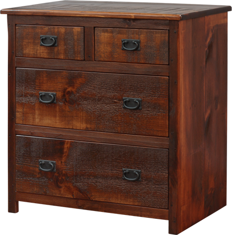 Rustic 4 Drawer Chest