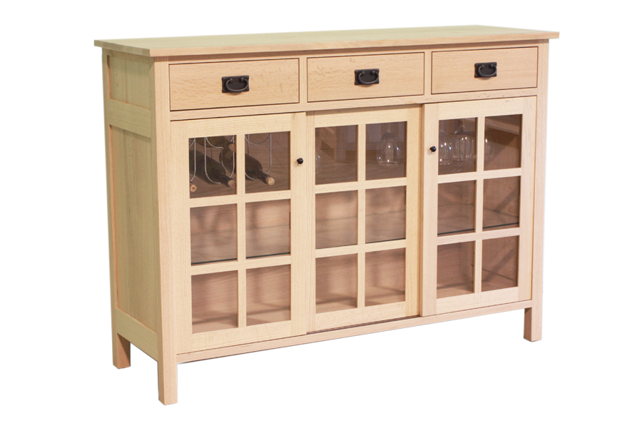 Mission Sideboard with Sliding Doors