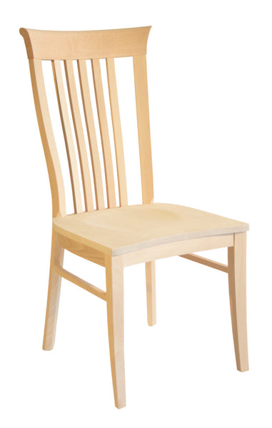 Athena Side Chair Unfinished Maple