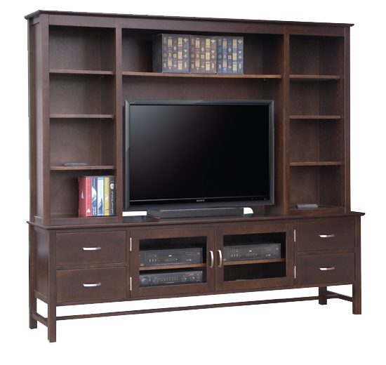 Brooklyn 84" TV Console with Hutch