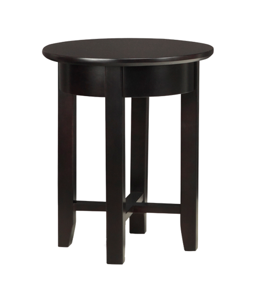 Demi-Lune Round Chair Side Table
