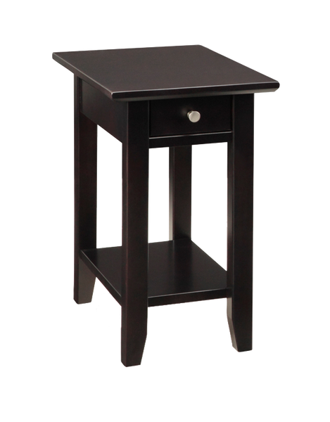 Demi-Lune Square Chair Side Table