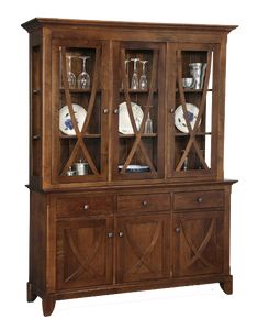 Florence 3 Drawer 6 Door Buffet with Hutch
