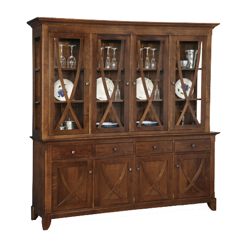 Florence 4 Drawer 8 Door Buffet with Hutch