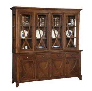 Florence 4 Drawer 8 Door Buffet with Hutch