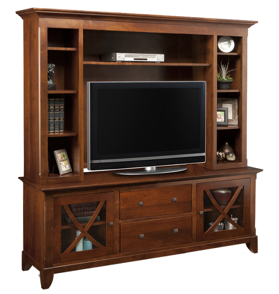 Florence 73" TV Console with Hutch