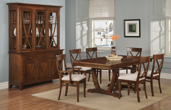 Florence Double Pedestal Table