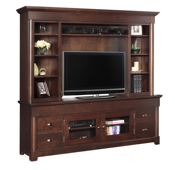 Hudson Valley 86" TV Console with Hutch