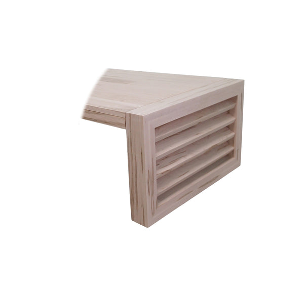 Louvered End Table