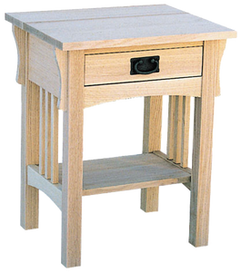 Mission 1 Drawer Telephone Table