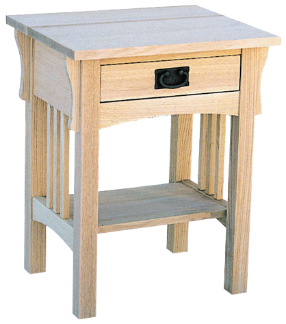 Mission 1 Drawer Telephone Table