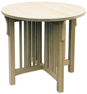 Mission Round Parlour Table